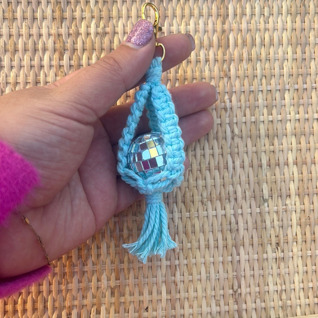 disco ball keychain