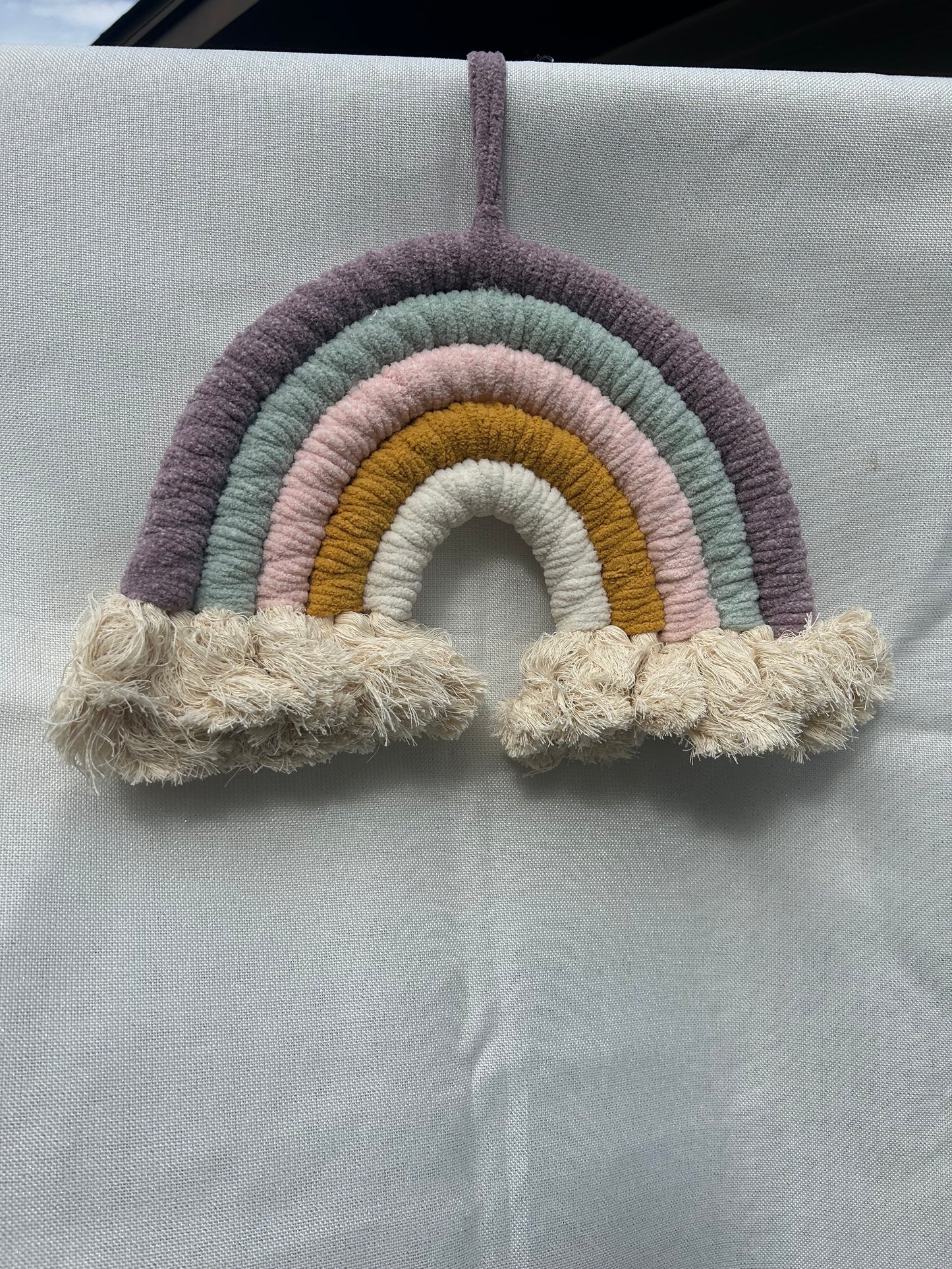 Large rainbow wall hanging