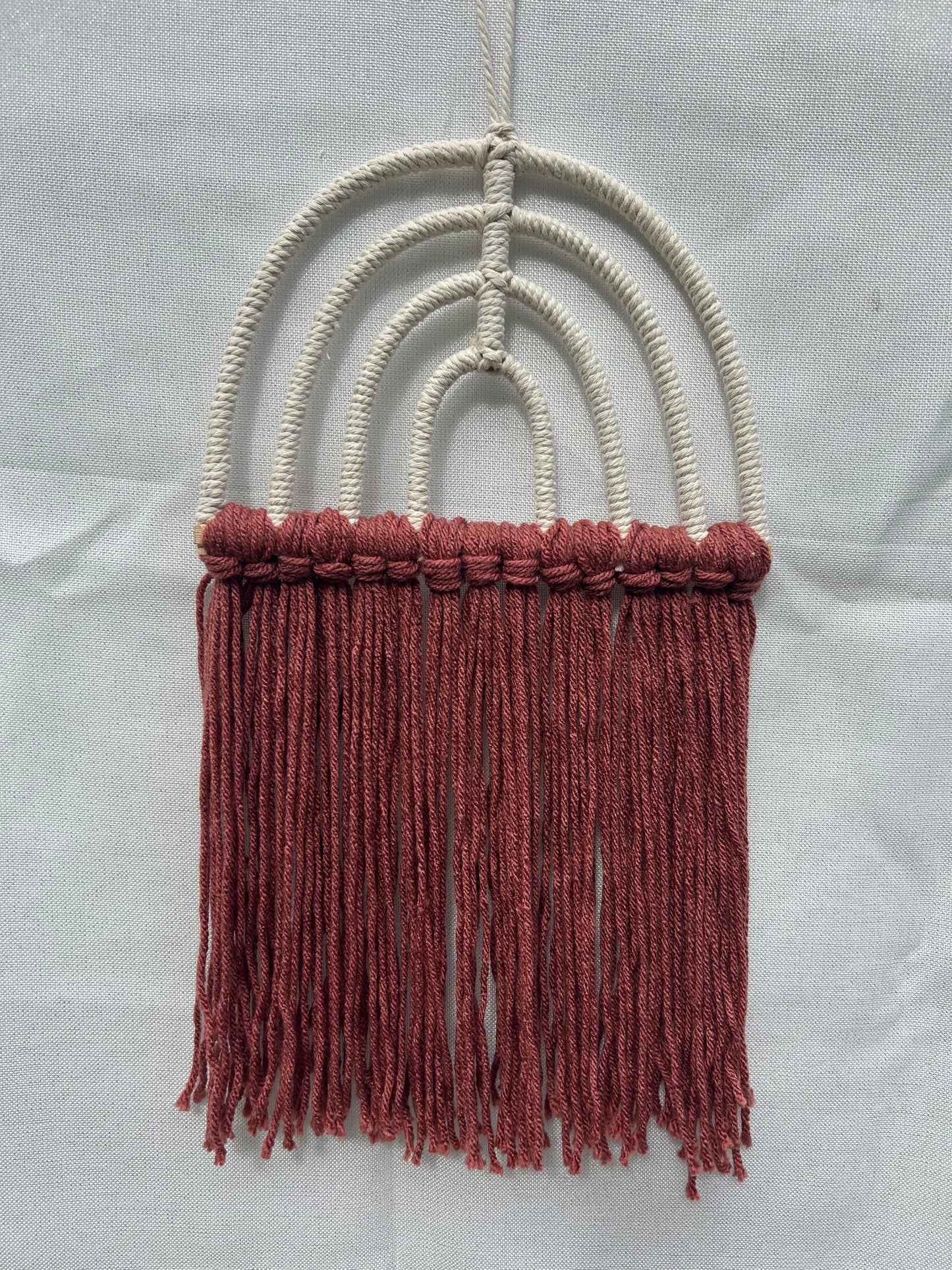 Boho rainbow wall hanging